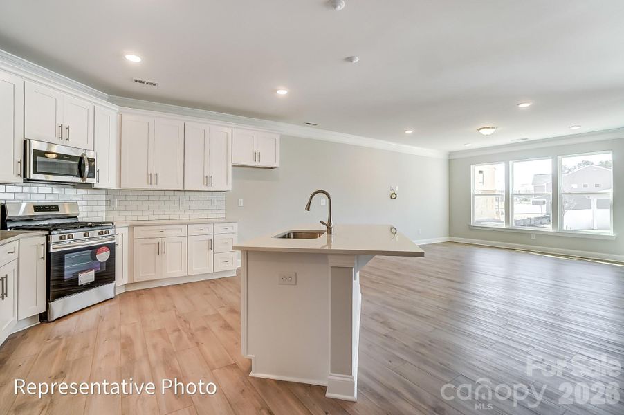 Furnished interior view inside a new home in Harrisburg Village, Harrisburg (Image 4).