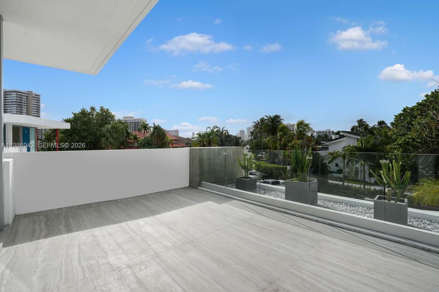 Exterior details and patio area of a home in , Hallandale Beach (Image 25).