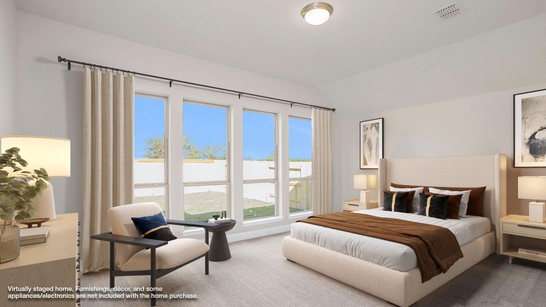 Furnished interior view inside a new home in Everly 50', Hockley (Image 4).