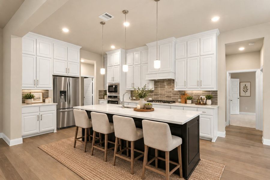 Furnished interior view inside a new home in Kentsdale Farms, DeSoto (Image 6).