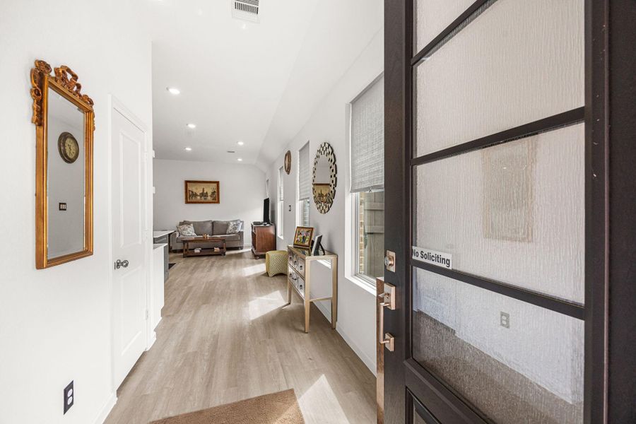 Furnished interior view inside a new home in Artavia: Avante Collection, Conroe (Image 6).