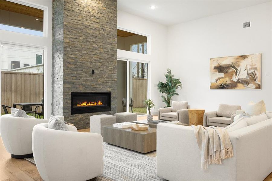 Furnished interior view inside a new home in , Dallas (Image 8). Furnished interior view inside a new home in , Dallas (Image 8).