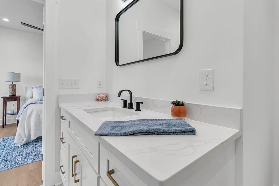 Furnished interior view inside a new home in , Hollywood (Image 29).