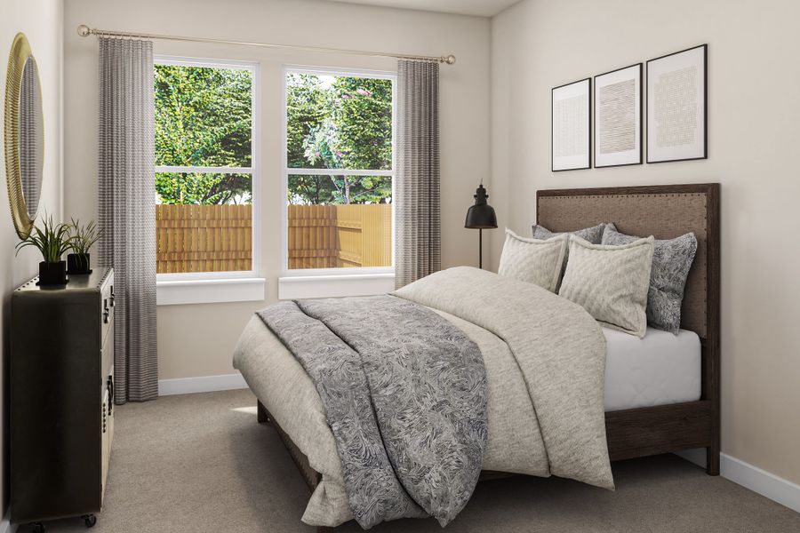 Representative furnished interior of a home built from the Greeley by Tri Pointe Homes in Park Central, Georgetown (Image 16).