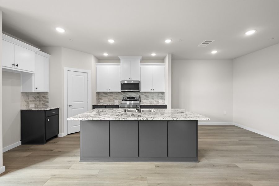 Furnished interior view inside a new home in Wildridge, Oak Point (Image 6).