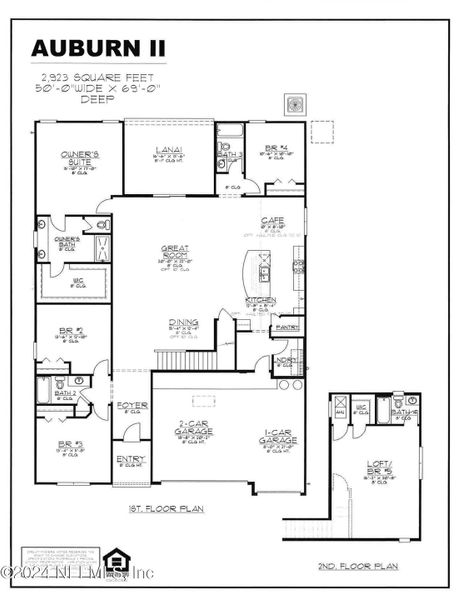 2D floor plan layout of this home in , Jacksonville, FL (Image 3).