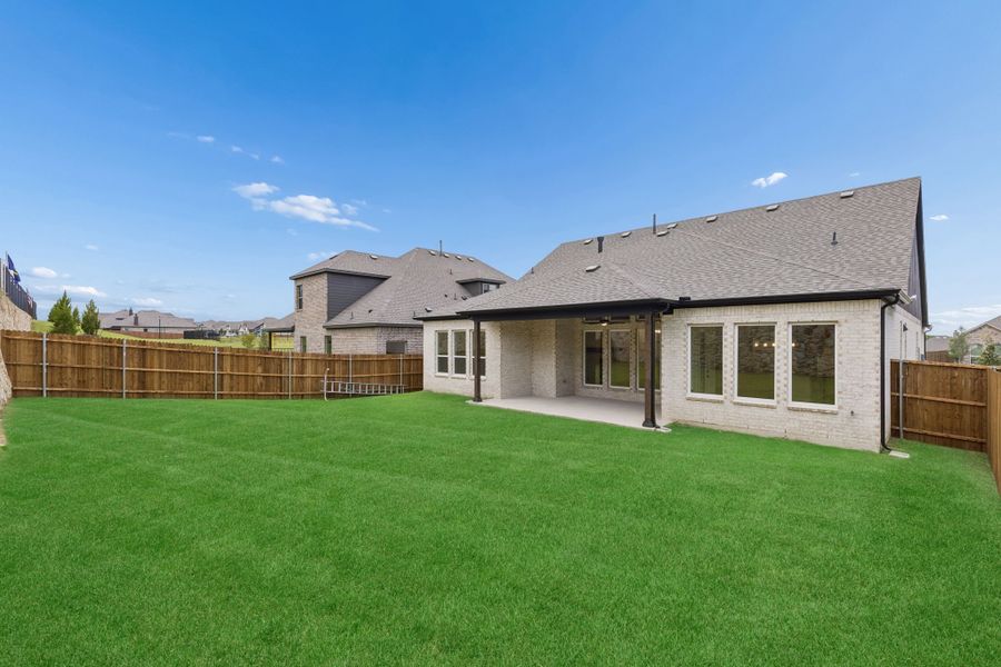 Representative exterior details of a home built from the Pecos by Sandlin Homes in Settler's Glen, New Fairview (Image 4).