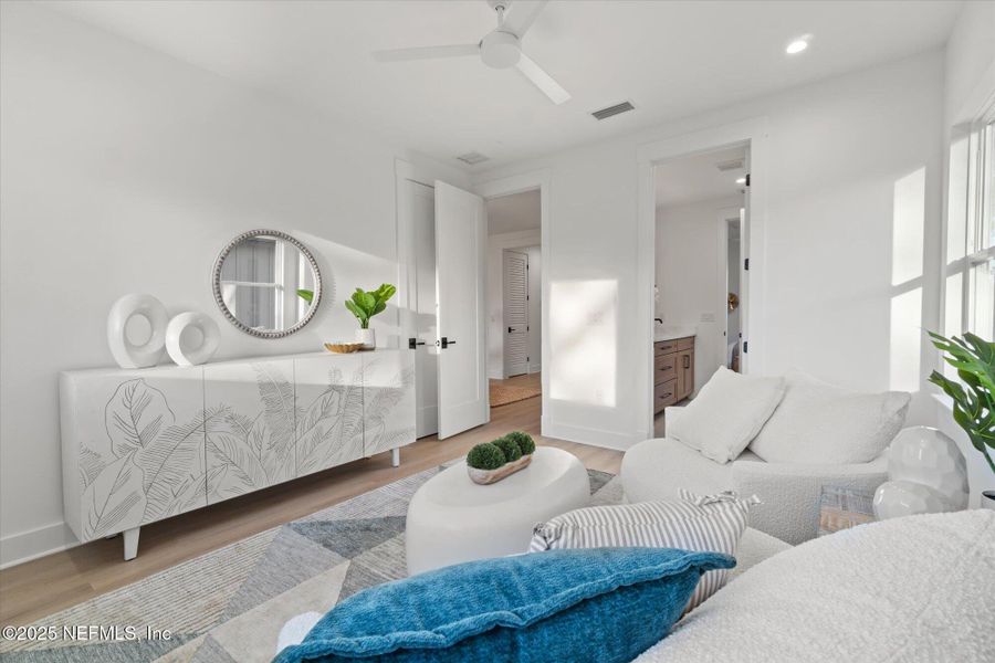 Furnished interior view inside a new home in , Jacksonville Beach (Image 28). Furnished interior view inside a new home in , Jacksonville Beach (Image 28).