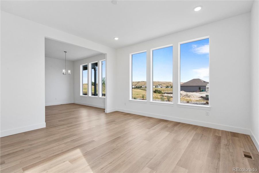 Spacious, unfurnished interior of a new home in Montaine, Castle Rock (Image 35).