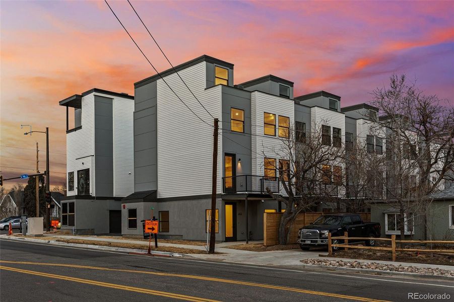 Front exterior of a new home in , Lakewood, CO, highlighting curb appeal (Image 23).