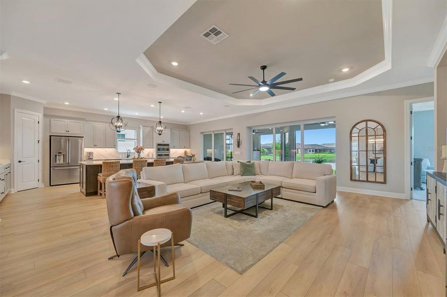 Furnished interior view inside a new home in , Palmetto (Image 15).