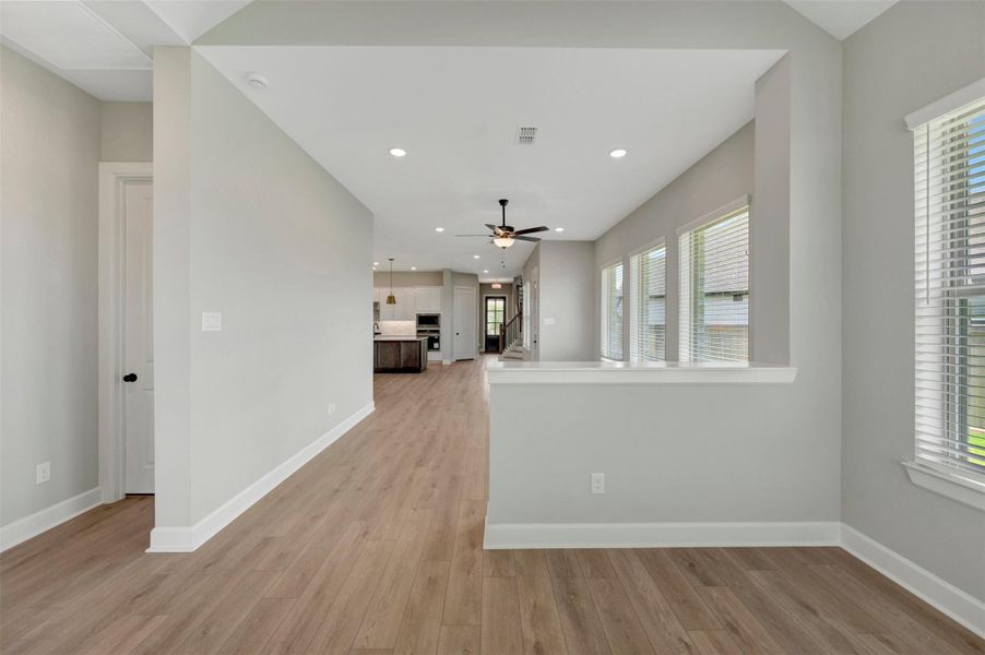 Spacious, unfurnished interior of a new home in Prairieland Village - Grove Collection, Cypress (Image 35). Spacious, unfurnished interior of a new home in Prairieland Village - Grove Collection, Cypress (Image 35).
