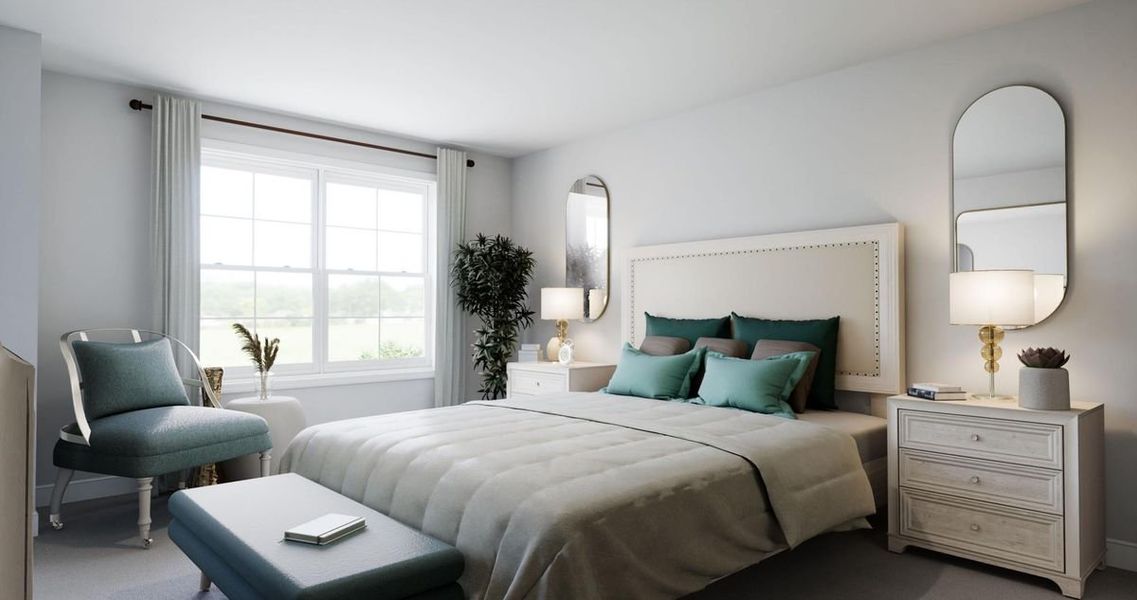 Representative furnished interior of a home built from the Aspen by Parkside Builders in The Woods, Gallatin (Image 31).