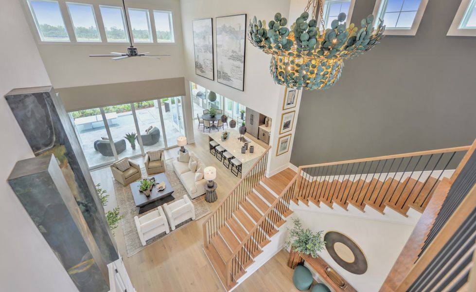Furnished interior view inside a new home in EverRange, Jacksonville (Image 14).