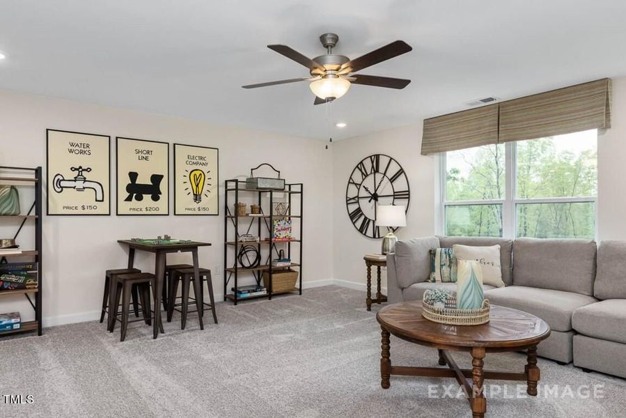 Furnished interior view inside a new home in Glenmere, Knightdale (Image 29).