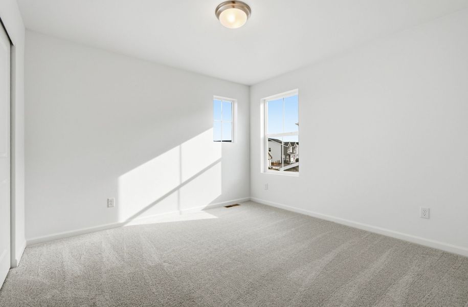 Spacious, unfurnished interior of a new home in The Town Collection at Independence, Elizabeth (Image 29). Spacious, unfurnished interior of a new home in The Town Collection at Independence, Elizabeth (Image 29).