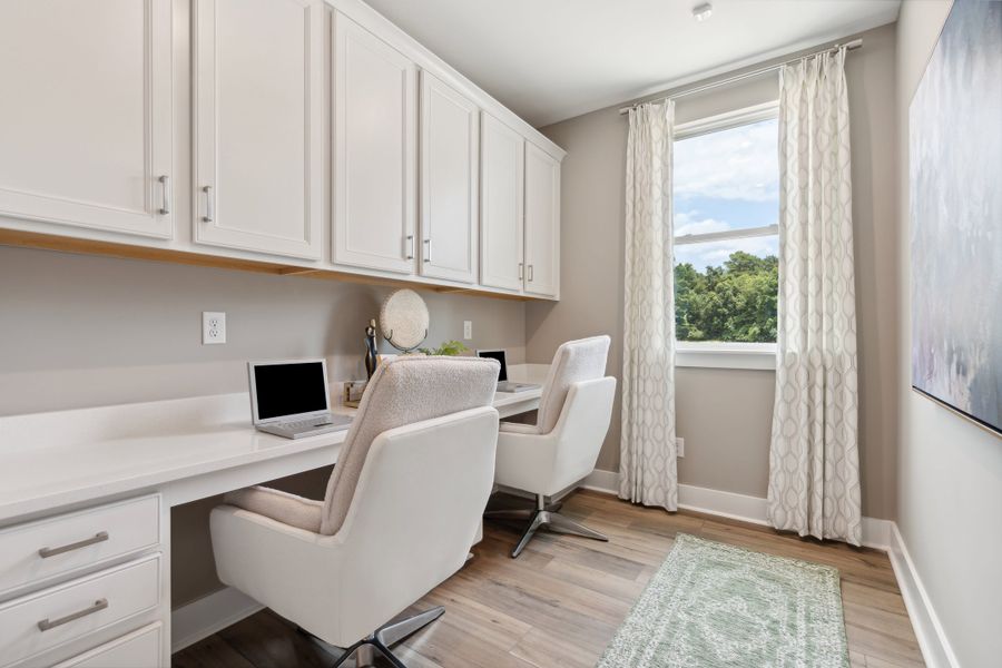 Representative furnished interior of a home built from the Boyd by Tri Pointe Homes in Seven Oaks, Belmont (Image 31).
