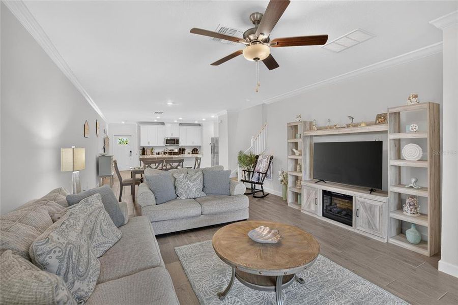 Furnished interior view inside a new home in Southshore Bay Active Adult, Wimauma (Image 18).