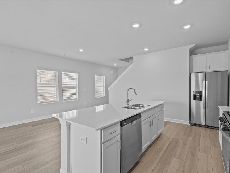 Furnished interior view inside a new home in The Farm at Wells Creek - Heritage Collection, Gray Court (Image 5).