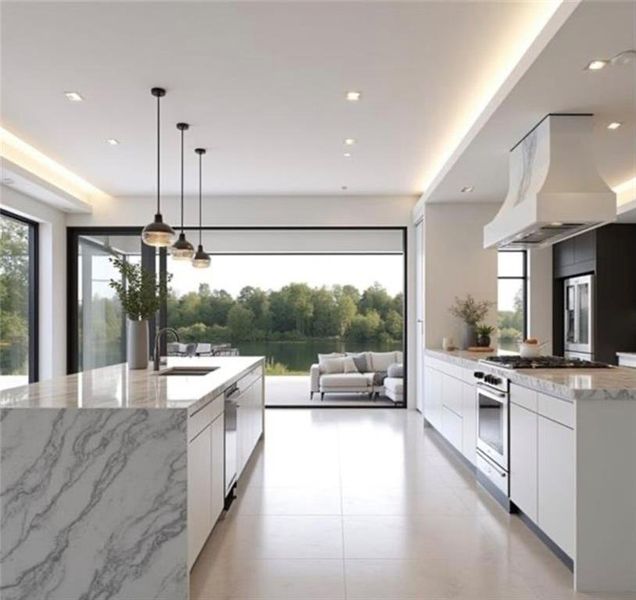 Furnished interior view inside a new home in , Fairburn (Image 3).