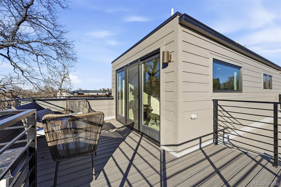 Exterior details and patio area of a home in , Denver (Image 25). Exterior details and patio area of a home in , Denver (Image 25).