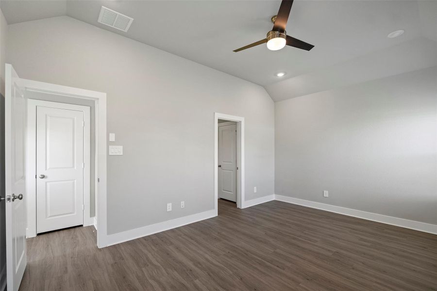 Large Primary bedroom on the first floor.