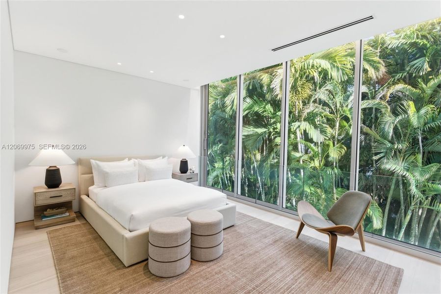 Furnished interior view inside a new home in , Miami (Image 42).