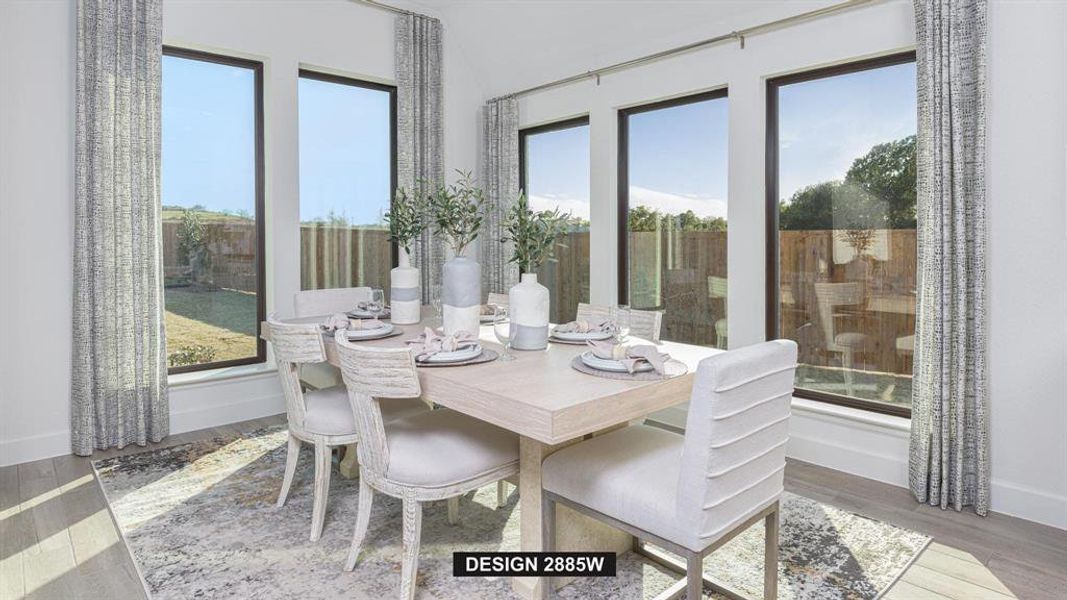 Furnished interior view inside a new home in The Parks at Wilson Creek, Celina (Image 3).