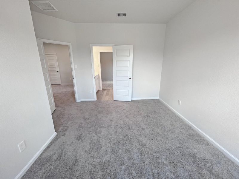 The Georgetown II- Bedroom 3. Home under construction. Sample floor plan photo used for illustrative purposes only. Upgrades, selections options, windows and colors may vary.