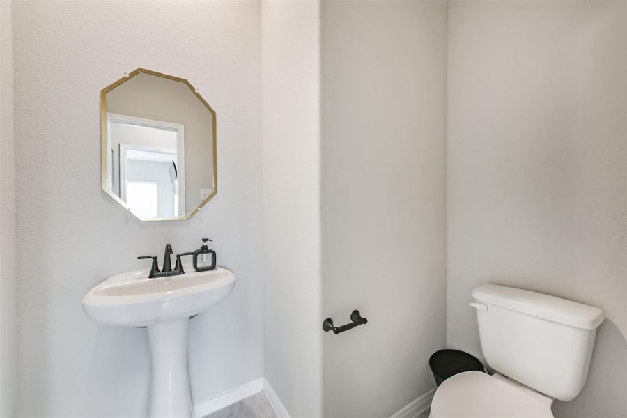Half Bathroom for guest convenience Half Bathroom for guest convenience