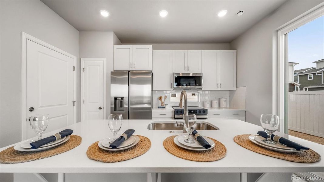 Furnished interior view inside a new home in , Aurora (Image 4).