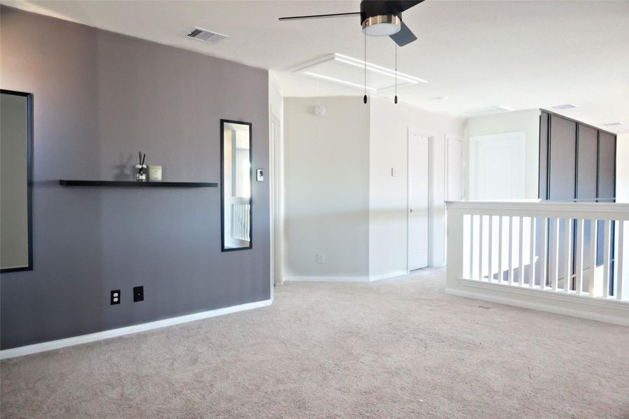 Upstairs living space Upstairs living space