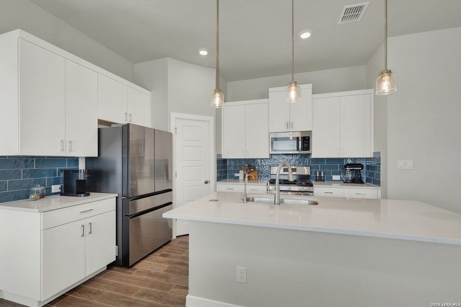 Furnished interior view inside a new home in August Fields, New Braunfels (Image 29).