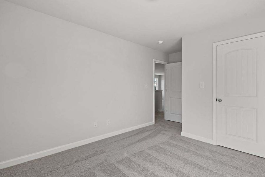 Representative unfurnished interior of a home built from the Camellia by Caviness & Cates Communities in Bartlett Manor, Youngsville (Image 58).