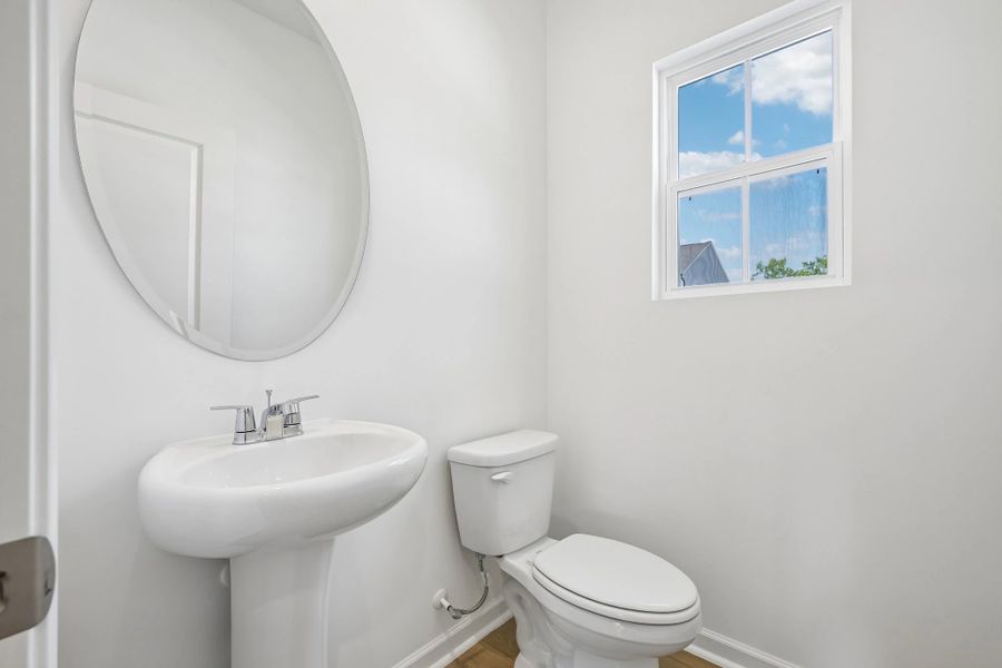 Furnished interior view inside a new home in Towns at The Point, Rolesville (Image 7). Furnished interior view inside a new home in Towns at The Point, Rolesville (Image 7).