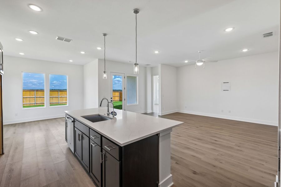 Furnished interior view inside a new home in Freedom at Anthem, Kyle (Image 6). Furnished interior view inside a new home in Freedom at Anthem, Kyle (Image 6).