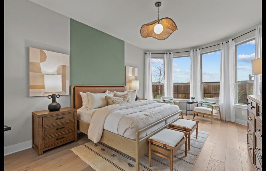 Furnished interior view inside a new home in Corley Farms, Boerne (Image 13).