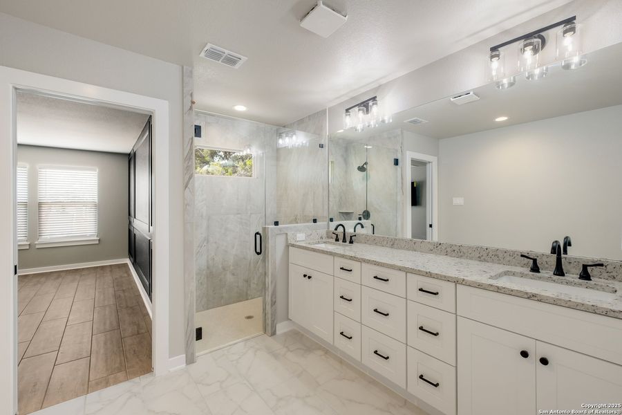 Furnished interior view inside a new home in , Lakehills (Image 6).