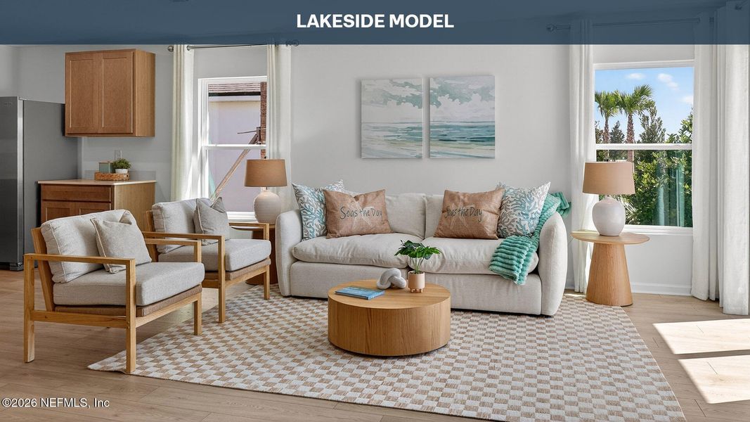 Furnished interior view inside a new home in The Arbors, Jacksonville (Image 17).