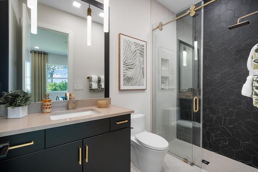 Representative furnished interior of a home built from the Riviera by GHO Homes in The Reserve at Grand Harbor, Vero Beach (Image 71).