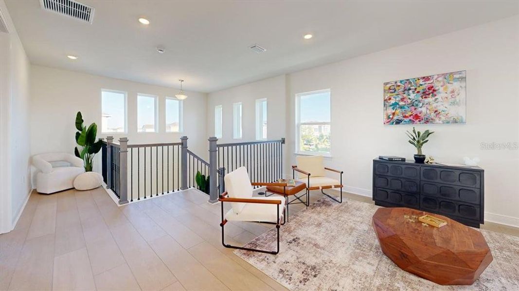 Furnished interior view inside a new home in , Orlando (Image 26).
