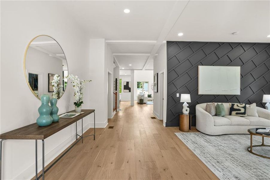 Furnished interior view inside a new home in , Atlanta (Image 38).