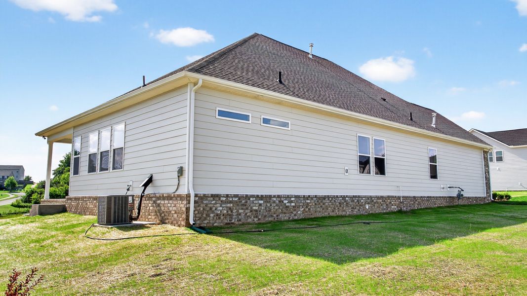 Exterior details and patio area of a home in McClure Farms, Columbia (Image 32).