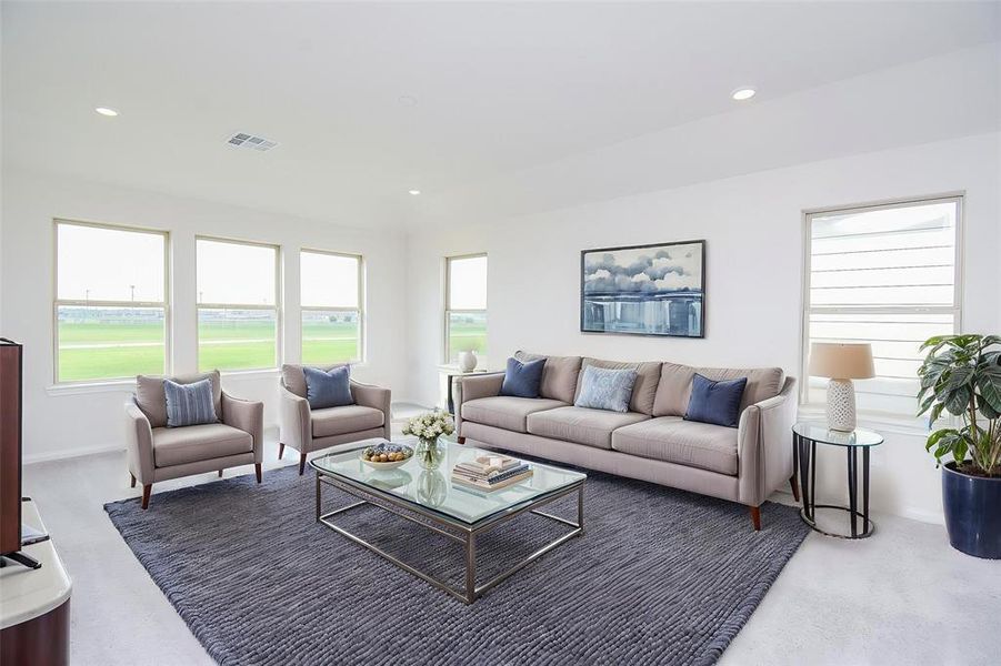 Furnished interior view inside a new home in Aldine Pines, Houston (Image 13). Furnished interior view inside a new home in Aldine Pines, Houston (Image 13).