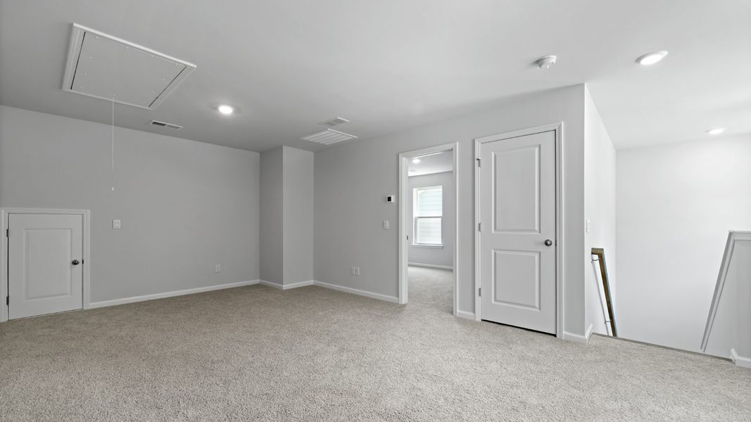 Representative unfurnished interior of a home built from the BELFORT by D.R. Horton in Founders Corner, Summerville (Image 22).