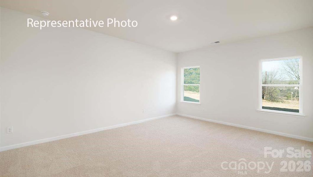 Spacious, unfurnished interior of a new home in Clark Creek Landing, Lincolnton (Image 15).