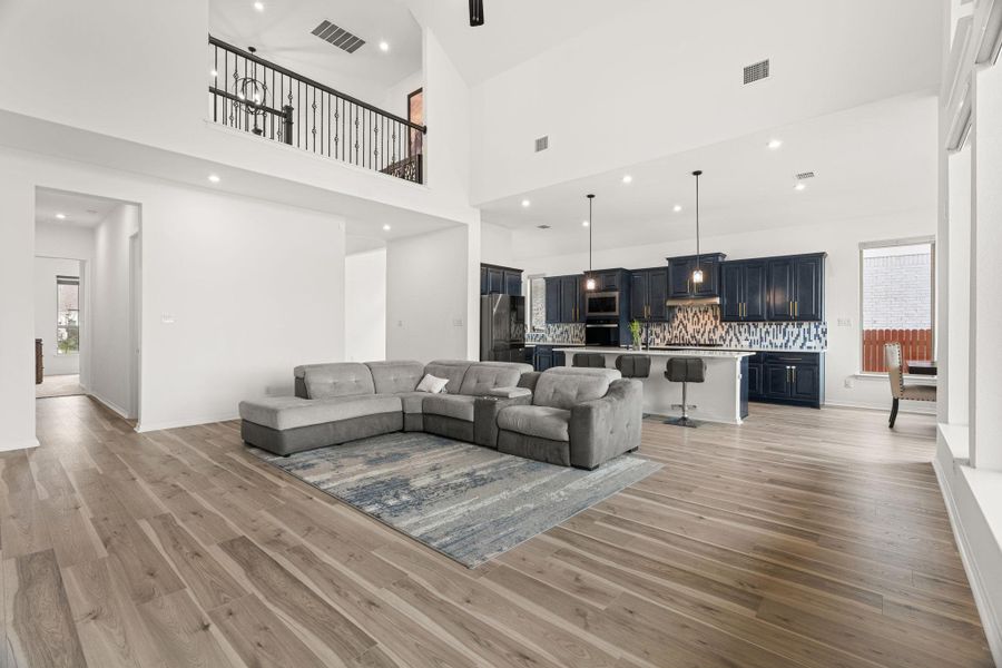 Furnished interior view inside a new home in Santa Rita Ranch, Liberty Hill (Image 10).