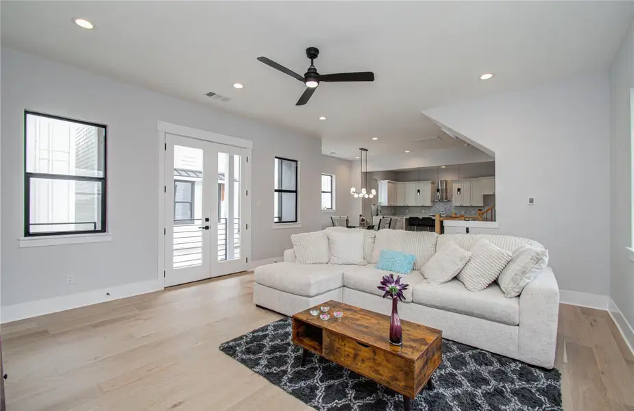Furnished interior view inside a new home in , Houston (Image 15).