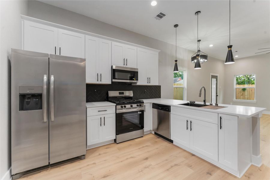 Furnished interior view inside a new home in , Houston (Image 5). Furnished interior view inside a new home in , Houston (Image 5).