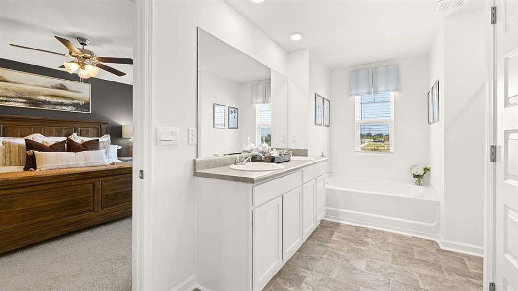 Furnished interior view inside a new home in Jackson Landing, Jefferson (Image 6).